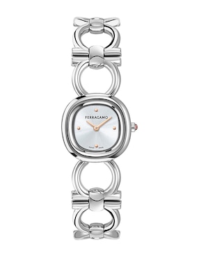 Reloj Salvatore Ferragamo Double Gancini Jewel Para Mujer Sfza00124