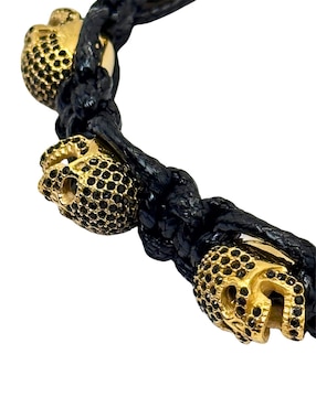Pulsera Bomberg Skullies con acabado brillante