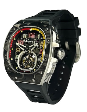 Reloj Nubeo Viper Tourbillon Limited Edition Stellar Black para hombre NB-6108-01