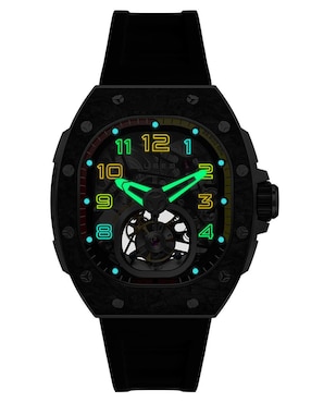 Reloj Nubeo Viper Tourbillon Limited Edition Stellar Black para hombre NB-6108-01
