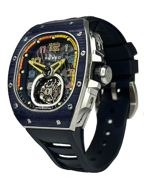 Reloj Nubeo Viper Tourbillon Limited Edition Rare Blue para hombre NB-6108-04