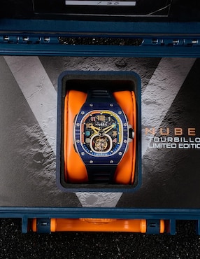 Reloj Nubeo Viper Tourbillon Limited Edition Rare Blue para hombre NB-6108-04