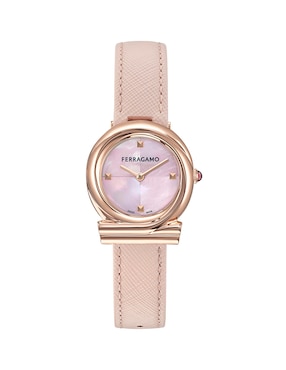 Reloj Salvatore Ferragamo Gancini Twisted para mujer SFVB01025