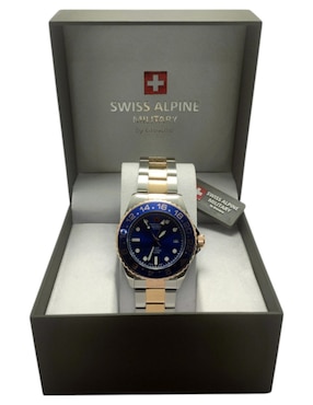 Reloj Swiss Alpine Military Master Diver Gmt para mujer 7052.1155SAM