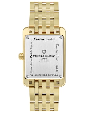 Reloj fino Frederique Constant Classics Carree para mujer FC-235S2C5B