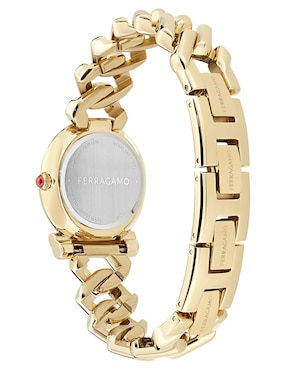 Reloj Salvatore Ferragamo Gancini Twisted Chain para mujer SFT200325