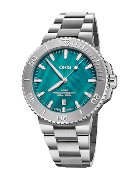 Reloj Oris Aquis Date Relief para hombre 733 7789 4187-Set
