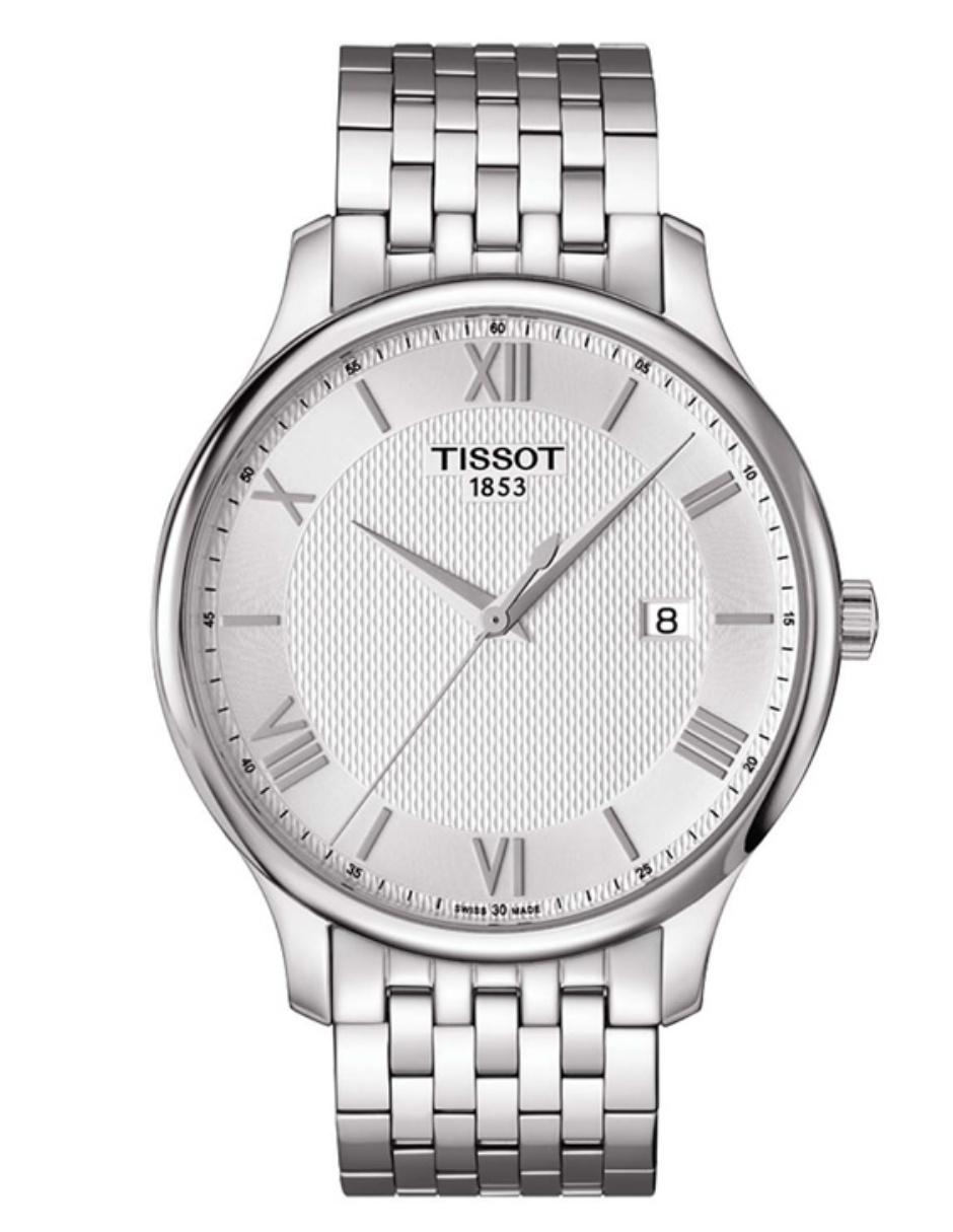 Opcional a nombre de Remolque Reloj Tissot Tradition para hombre T0636101103800 | Liverpool.com.mx