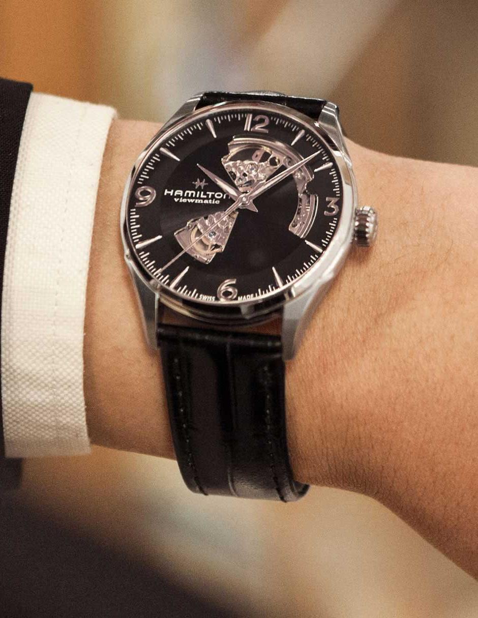 Reloj Jazzmaster Open Heart para hombre H32705731 4