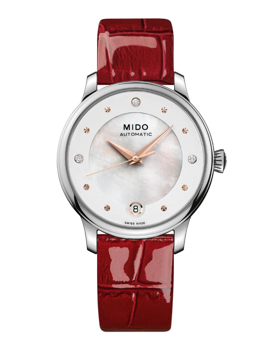 Reloj mido dama online con diamantes