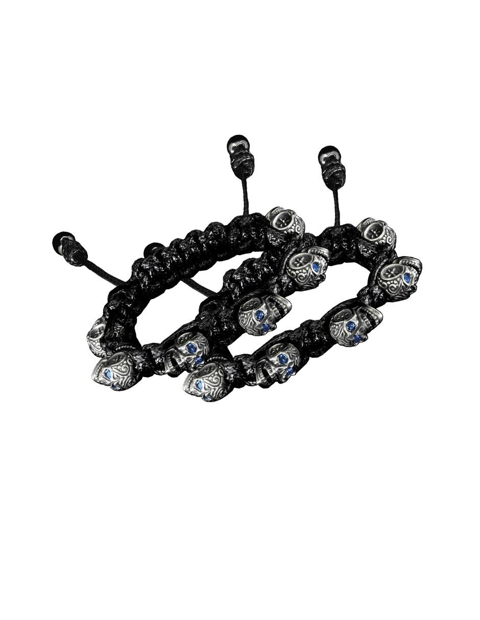 Pulsera para caballero Skully gris obscuro 3