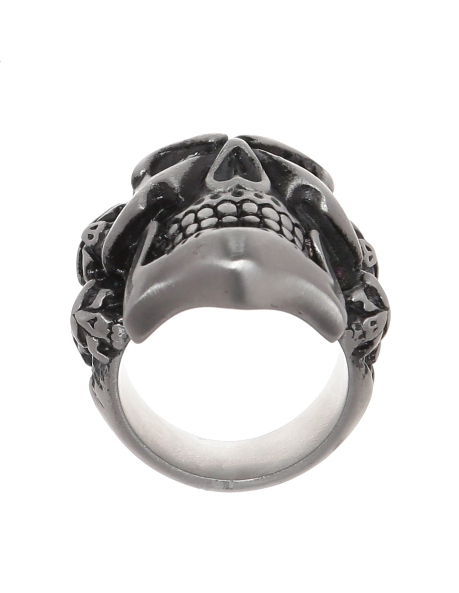 Anillo de cráneo Skull zirconia brillante 2