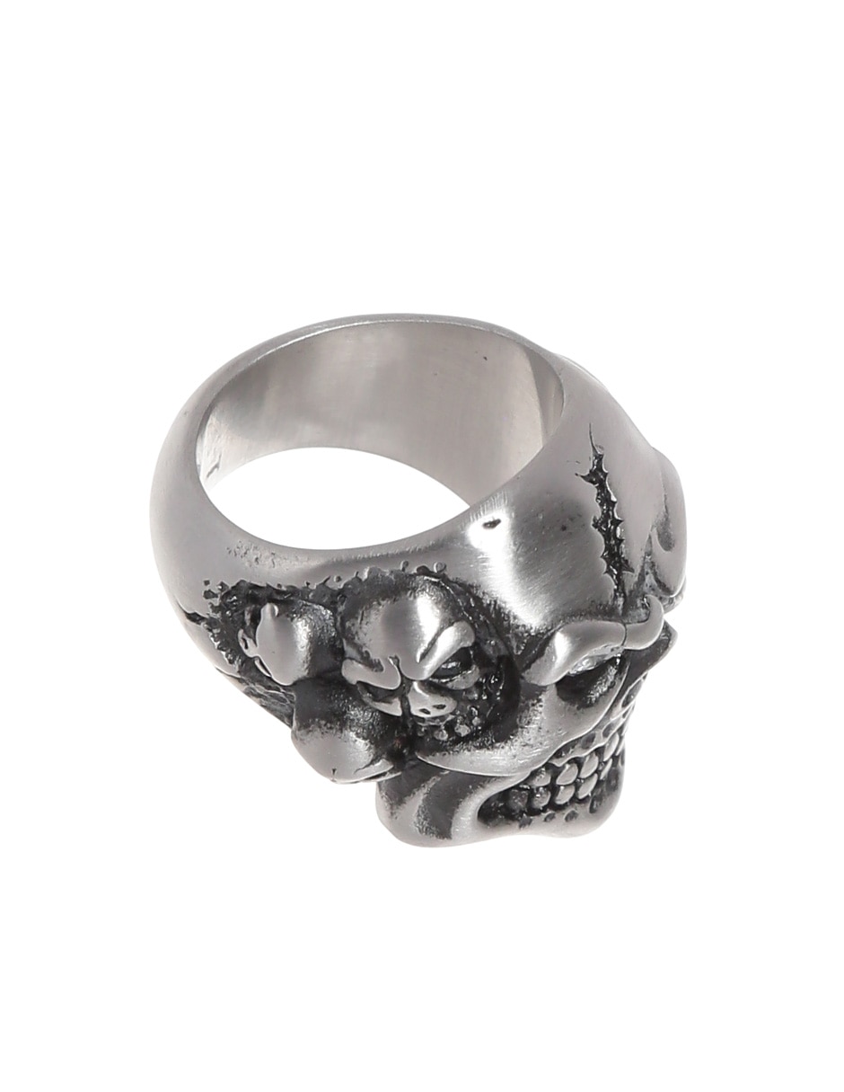 Anillo de cráneo Skull zirconia brillante 3