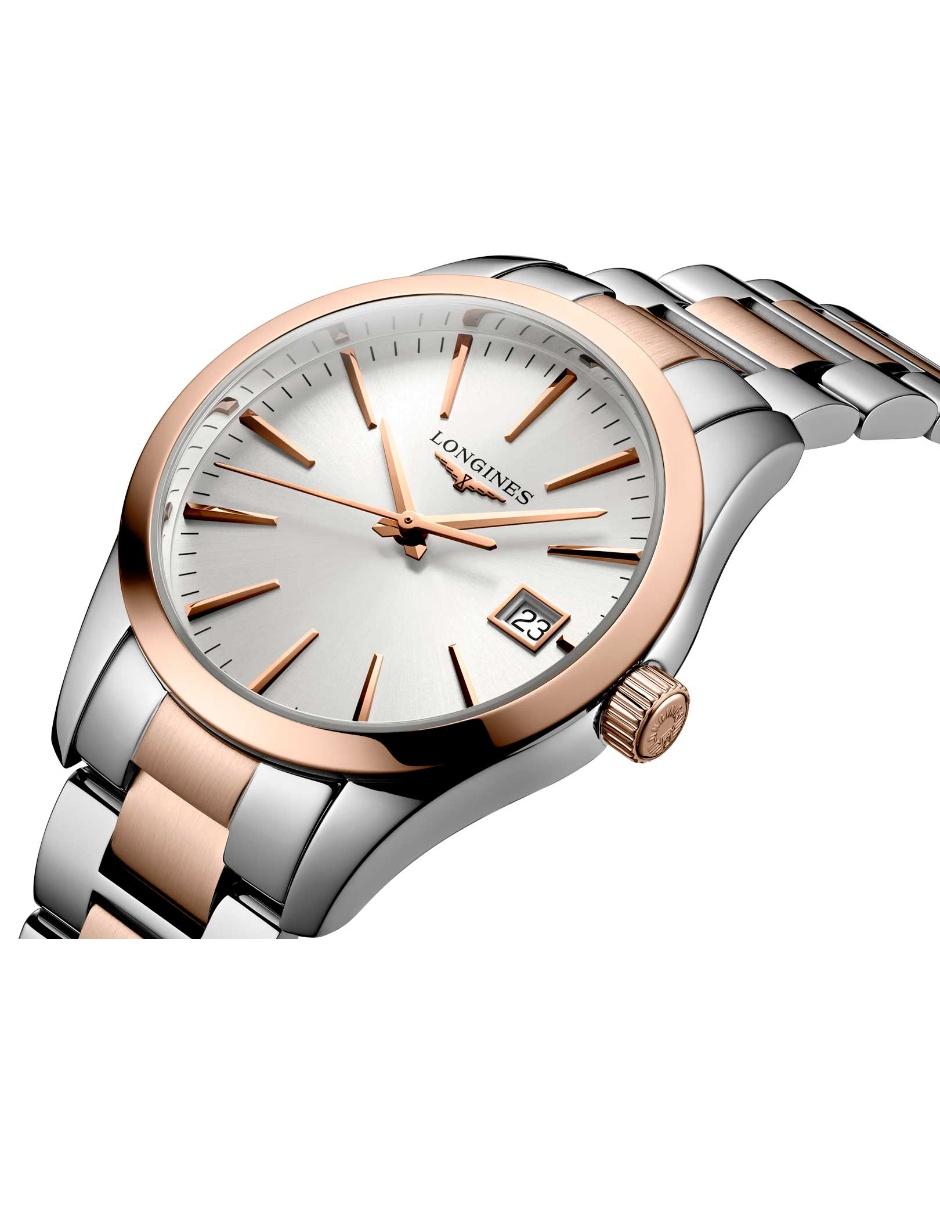 Conquest Classic stainless steel and red pvd coating Watch L2.386.3.72.7 |  Longines®