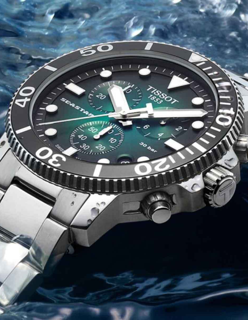 Reloj Seastar 1000 Chronograph para hombre T1204171109101 6