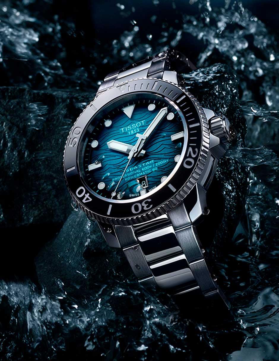 Reloj Seastar 2000 Professional para hombre T1206071104100 8