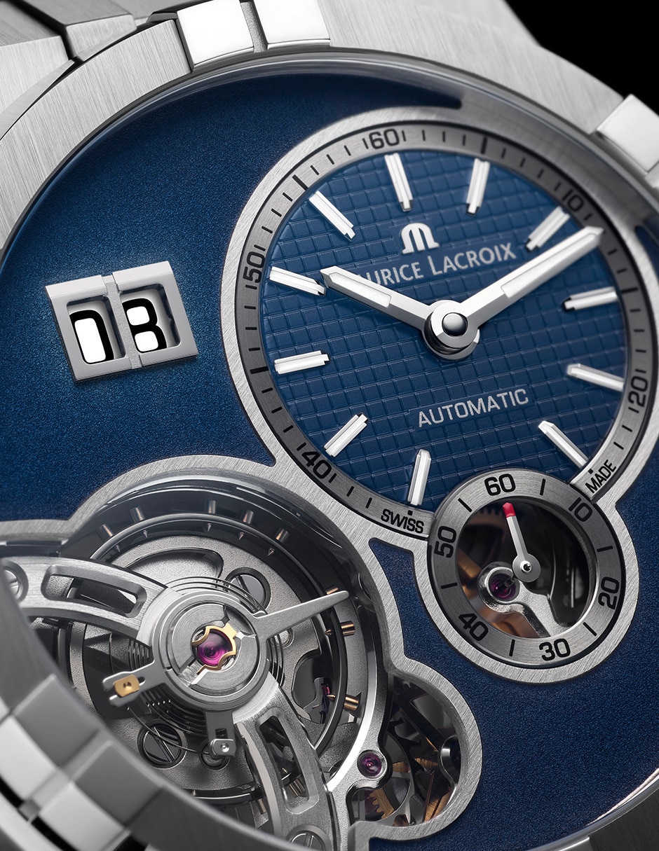 Reloj Aikon master grand date para hombre AI6118-SS00E-430-C 3