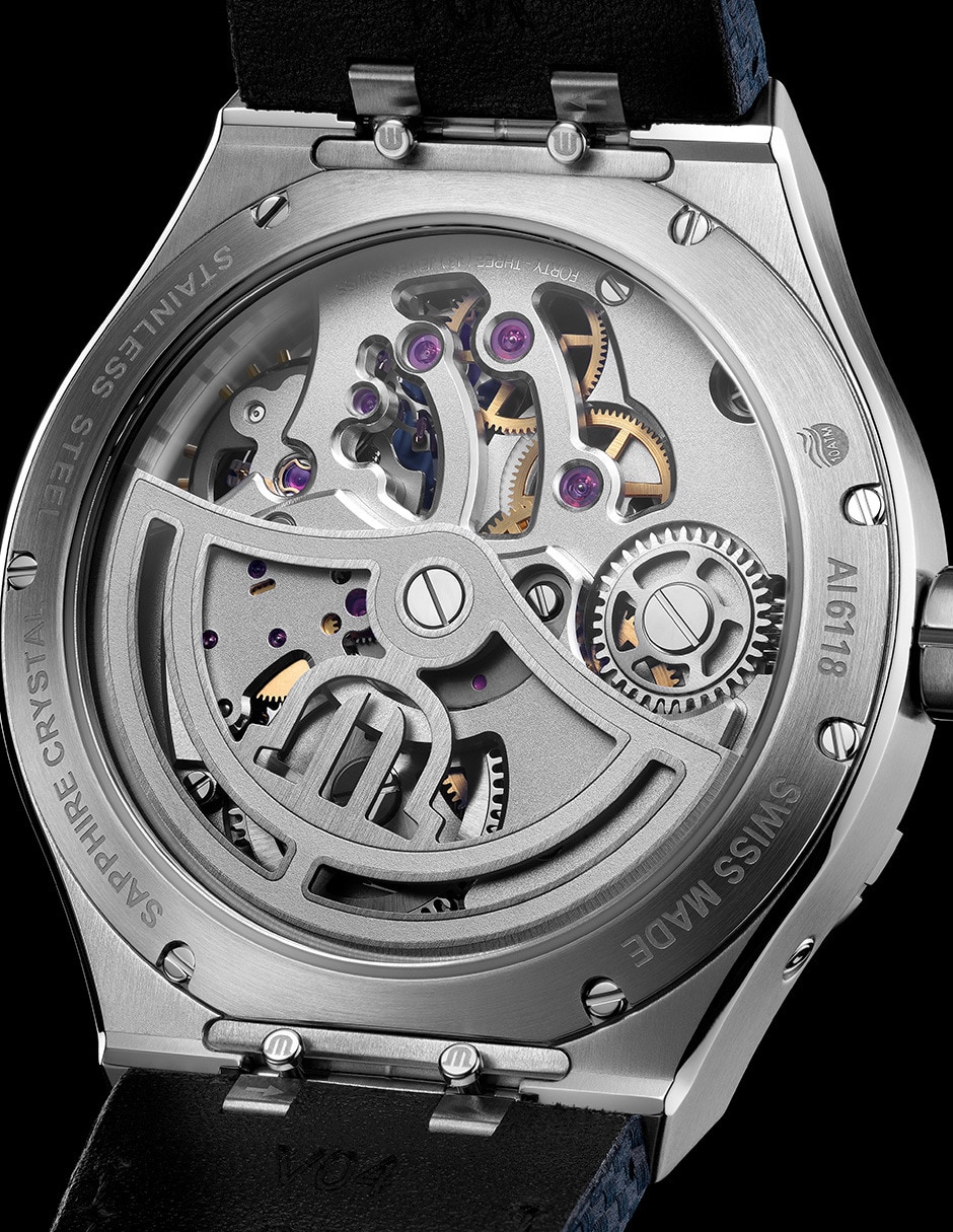 Reloj Aikon master grand date para hombre AI6118-SS00E-430-C 4