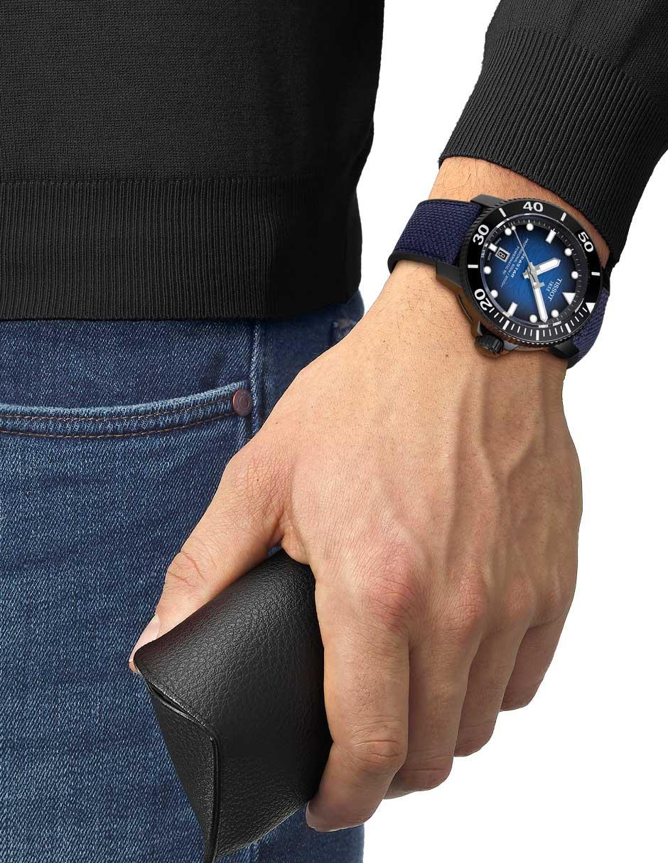Reloj Seastar 2000 Professional para hombre T1206073704100 4