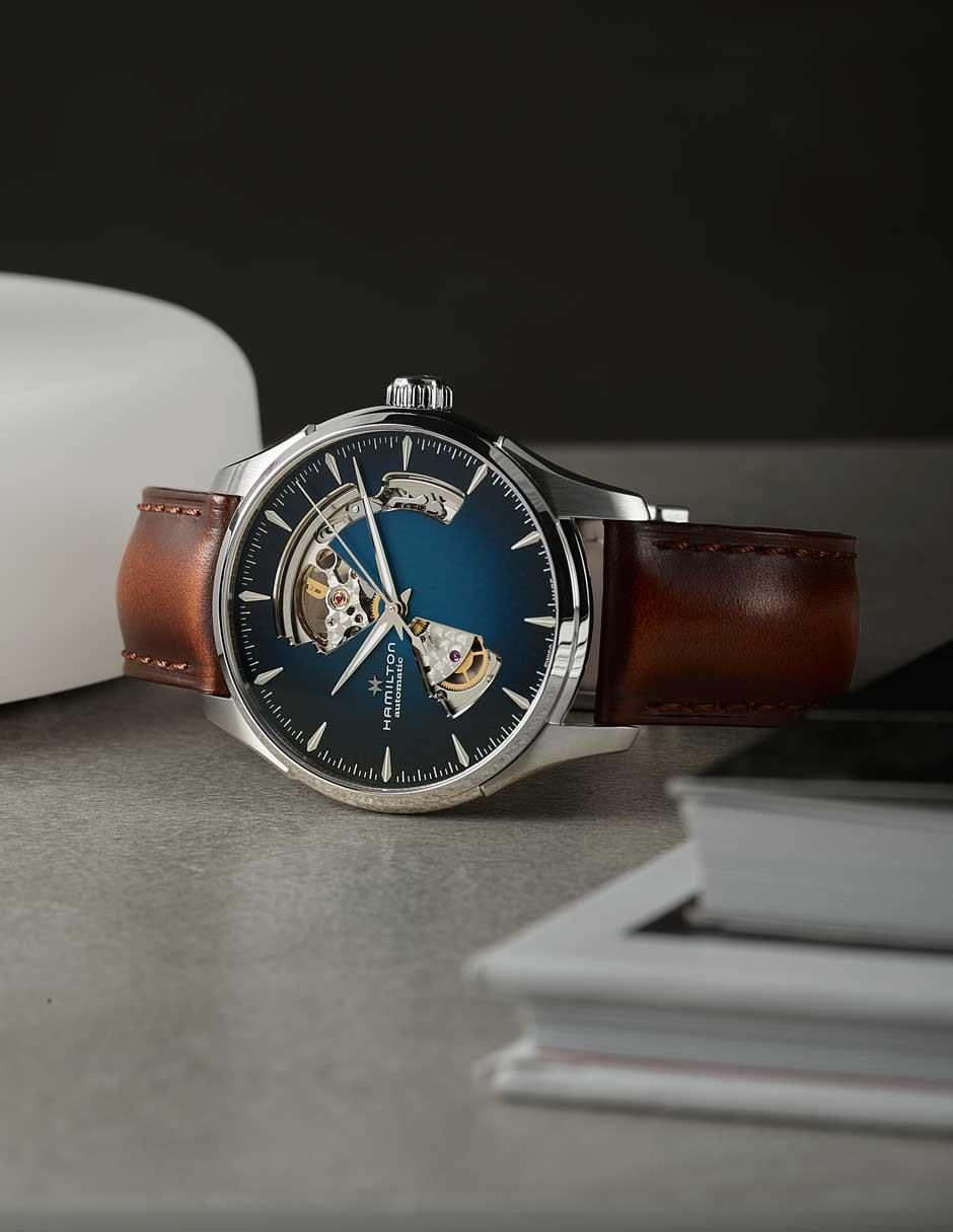 Reloj Jazzmaster open heart para hombre H32675540 5