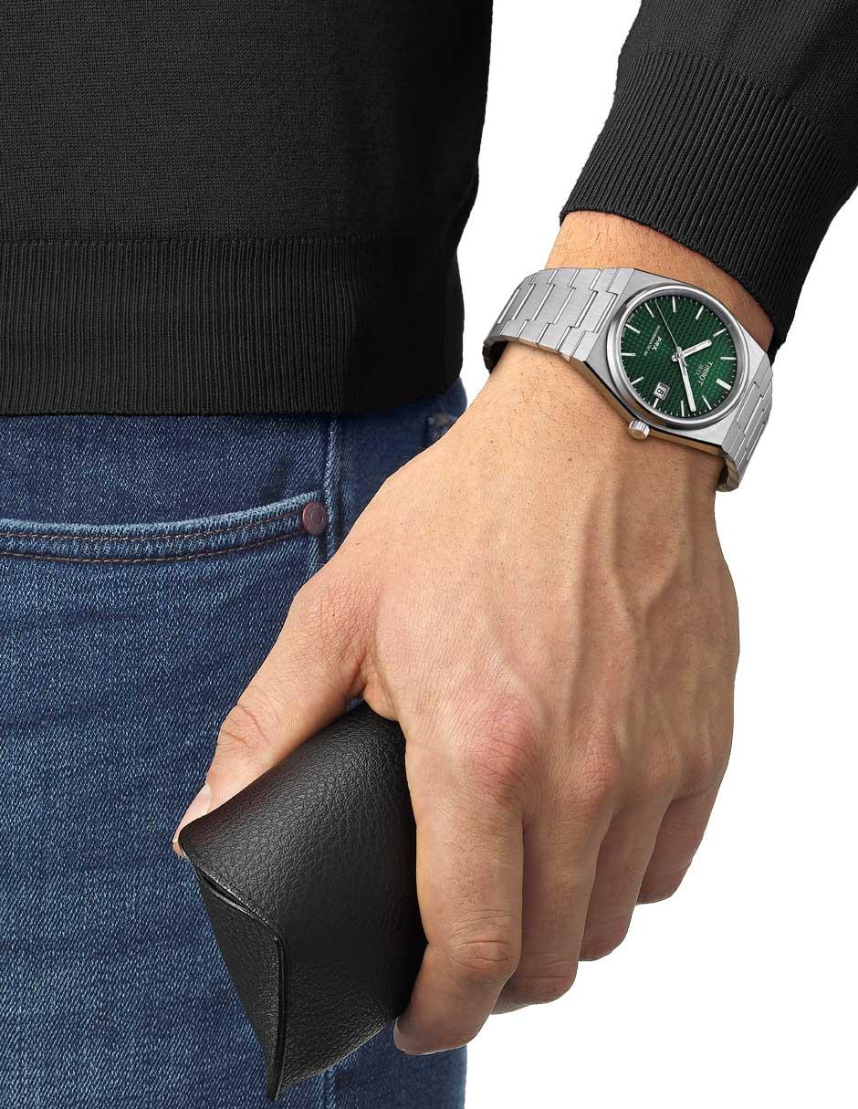 Reloj Tissot prx powermatic 80 para hombre T1374071109100 5