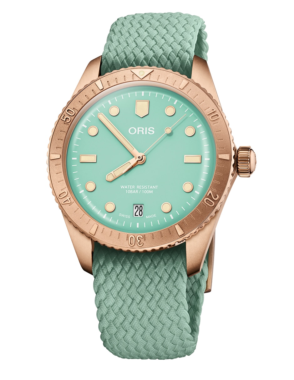 Reloj Oris Divers Sixty five Cotton Candy para mujer 73377713157