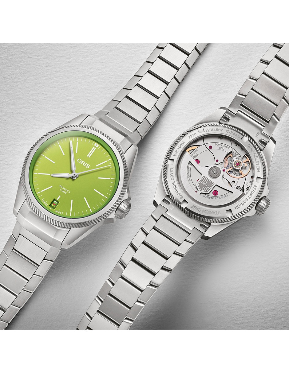 Reloj Oris Propilot X Kermit unisex 40077787157 set Liverpool