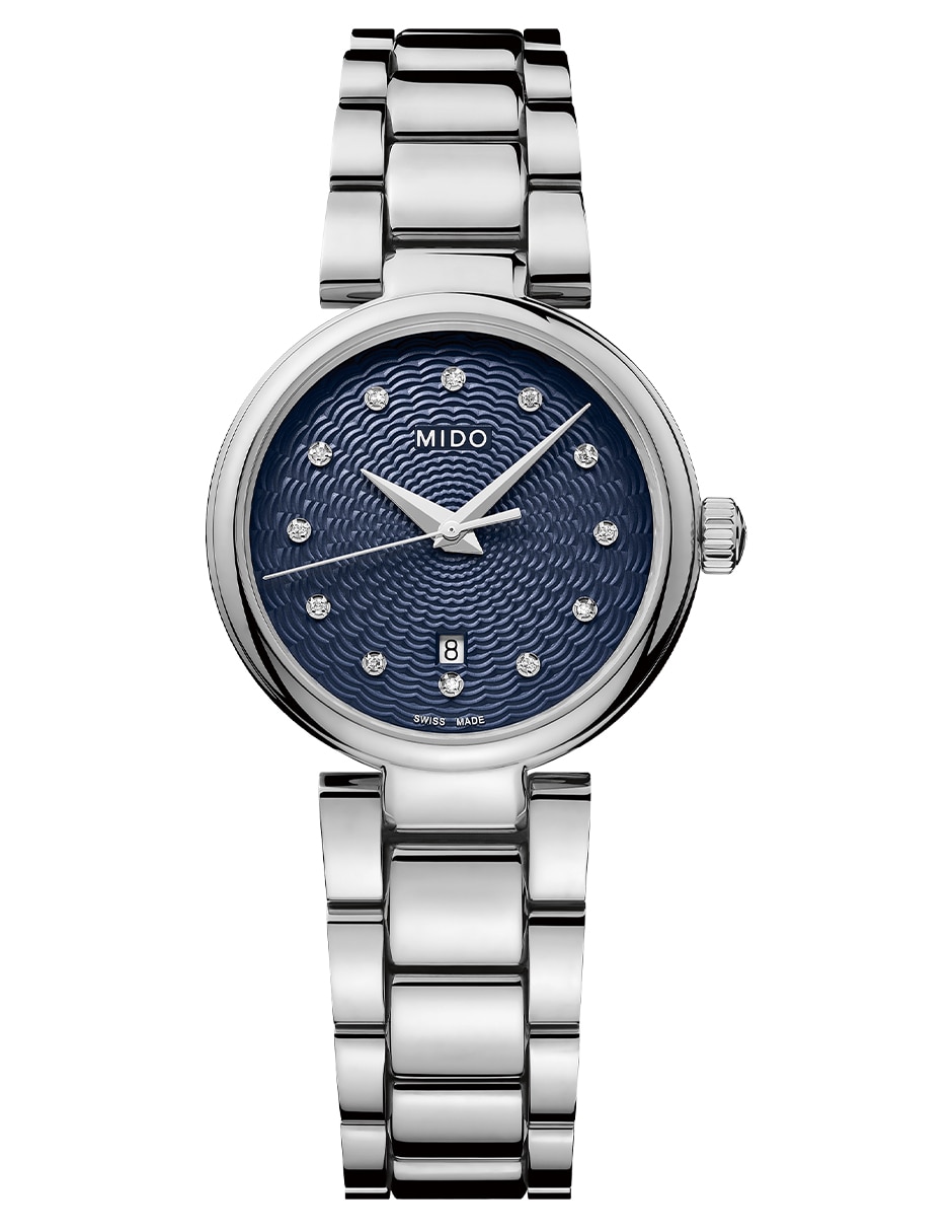 Reloj mido 2025 mujer plateado