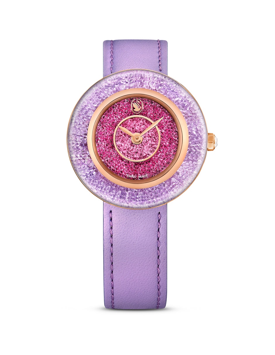 Cristales Swarovski Reloj Swatch Morado Reloj Swatch Lilac