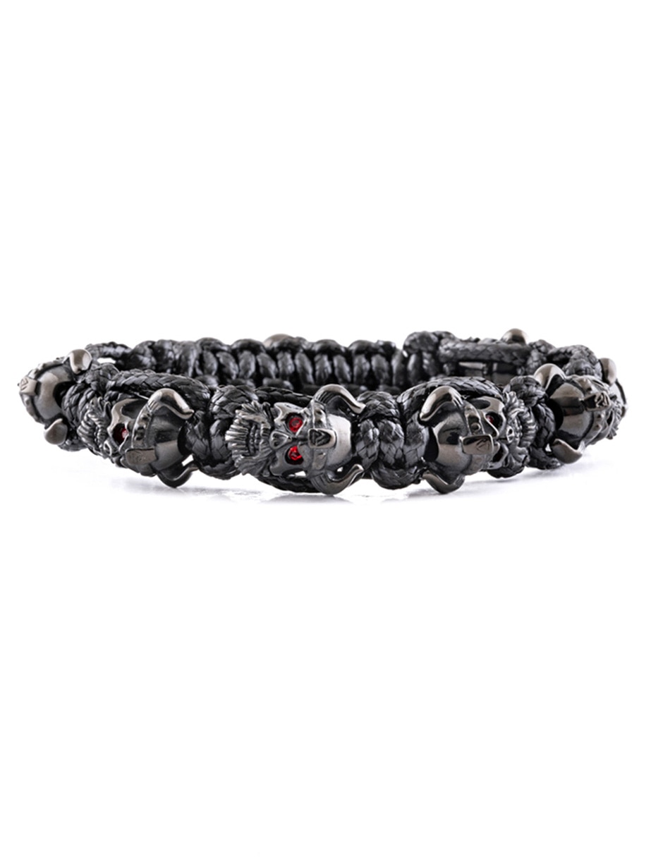 Pulsera Skullies con acabado esmaltado 2
