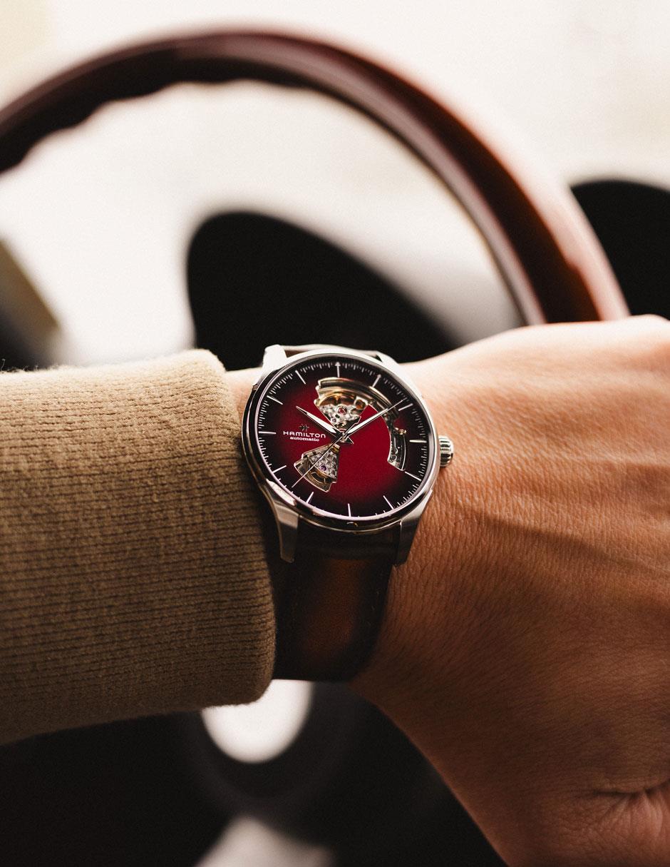 Reloj Jazzmaster Open Heart unisex H32675570 5