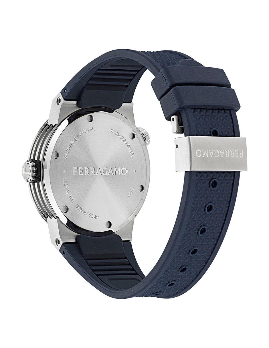 Reloj Salvatore Ferragamo F-80 Gmt Worldtime para hombre SFHA00124 4