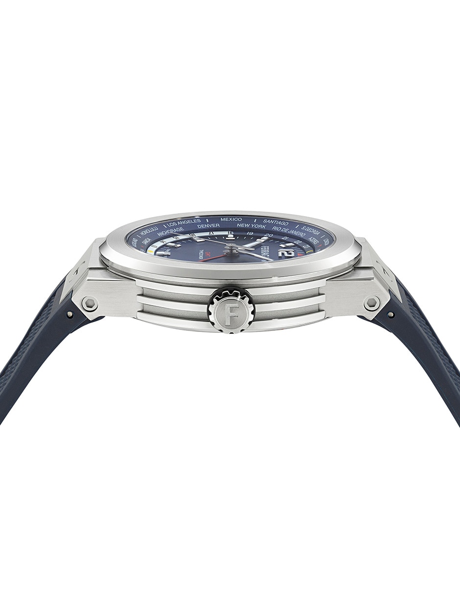 Reloj Salvatore Ferragamo F-80 Gmt Worldtime para hombre SFHA00124 5