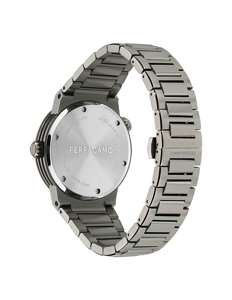 Reloj Salvatore Ferragamo F-80 Gmt Worldtime para hombre SFHA00624 4