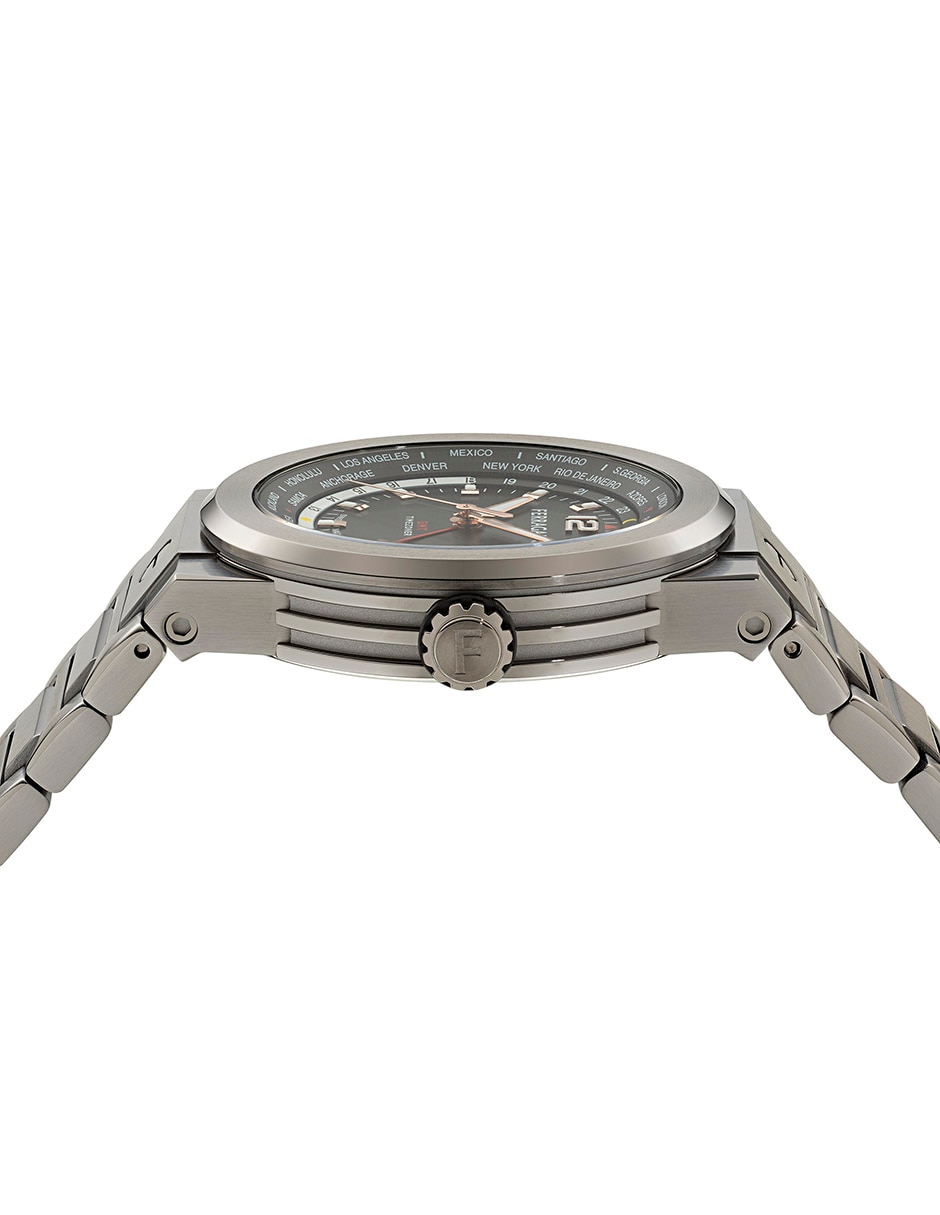 Reloj Salvatore Ferragamo F-80 Gmt Worldtime para hombre SFHA00624 5