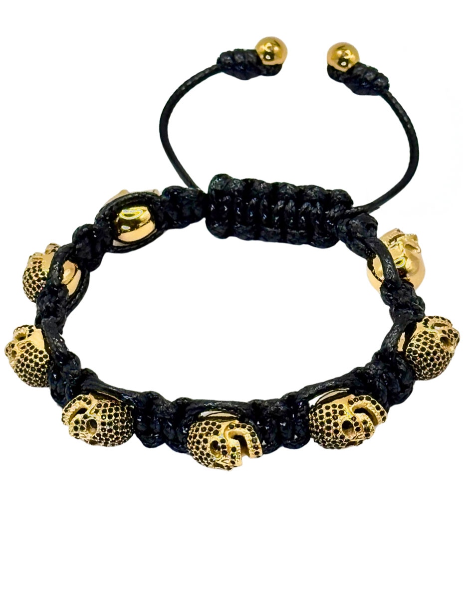 Pulsera Skullies con acabado brillante 3