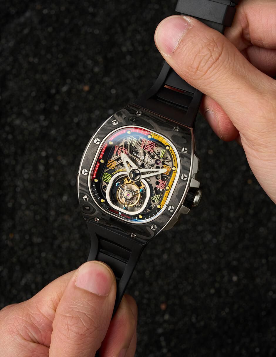 Reloj Viper Tourbillon Limited Edition Stellar Black para hombre NB-6108-01 6