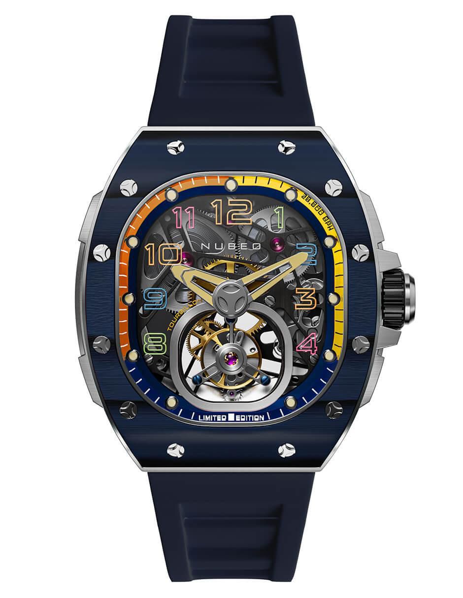 Reloj Viper Tourbillon Limited Edition Rare Blue para hombre NB-6108-04