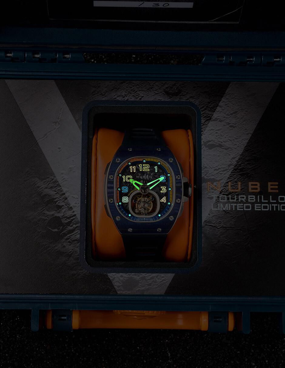 Reloj Viper Tourbillon Limited Edition Rare Blue para hombre NB-6108-04 8