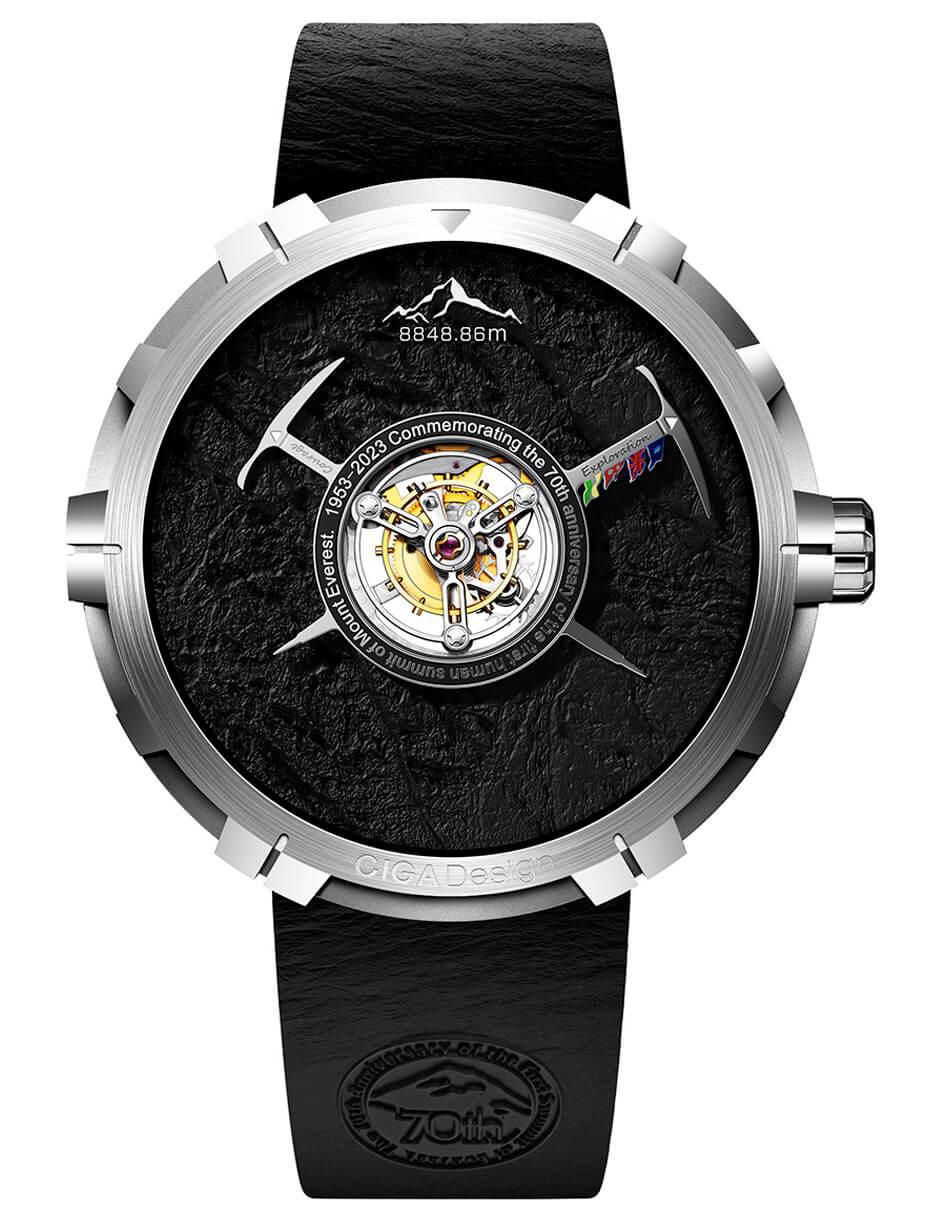 Reloj Series U Everest Tourbillon Mecánico Black/Silver para hombre U051-TB01-W6B 1