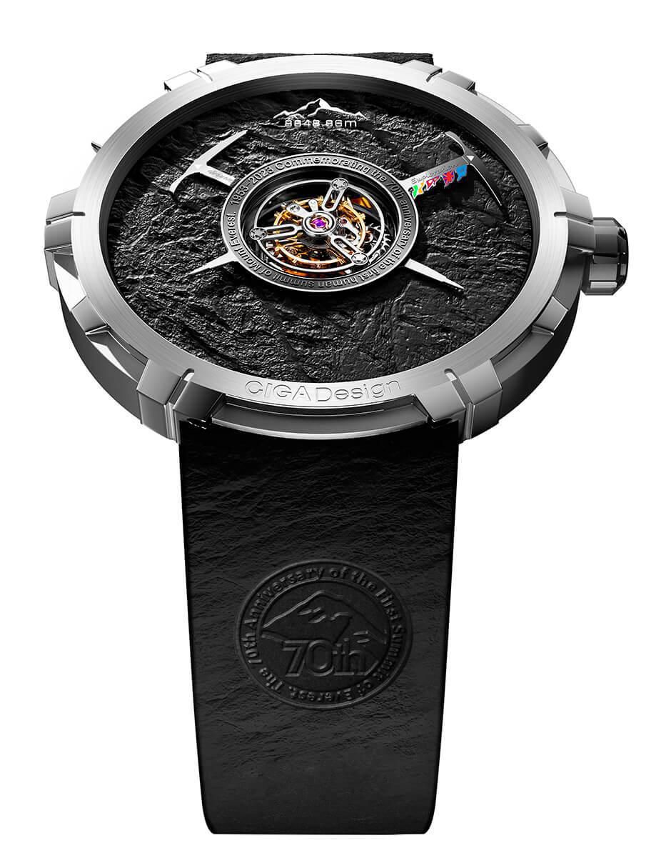 Reloj Series U Everest Tourbillon Mecánico Black/Silver para hombre U051-TB01-W6B