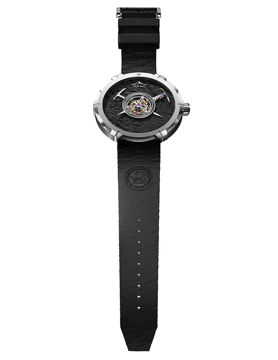 Reloj Series U Everest Tourbillon Mecánico Black/Silver para hombre U051-TB01-W6B 5