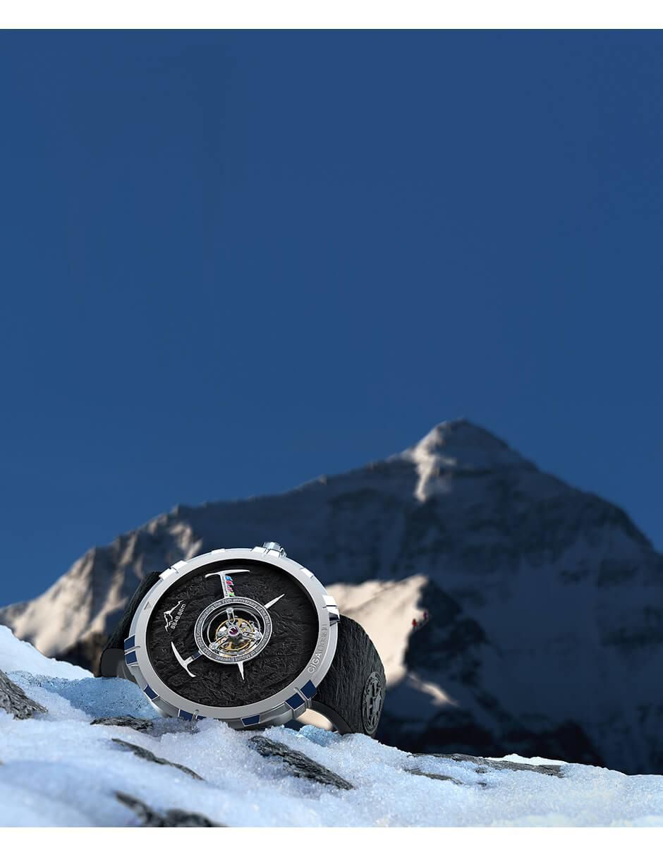 Reloj Series U Everest Tourbillon Mecánico Black/Silver para hombre U051-TB01-W6B 8